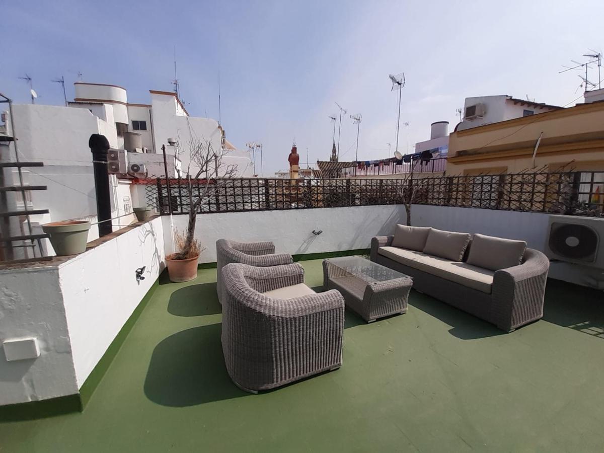 شقة Champion Duplex Terrace And Garage Old Town 6 Pax إشبيلية المظهر الخارجي الصورة
