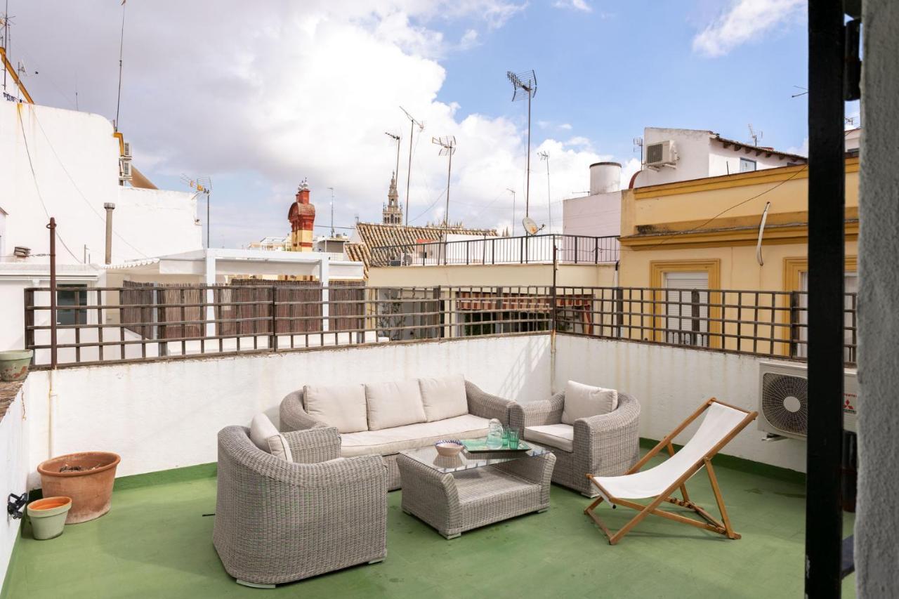 شقة Champion Duplex Terrace And Garage Old Town 6 Pax إشبيلية المظهر الخارجي الصورة