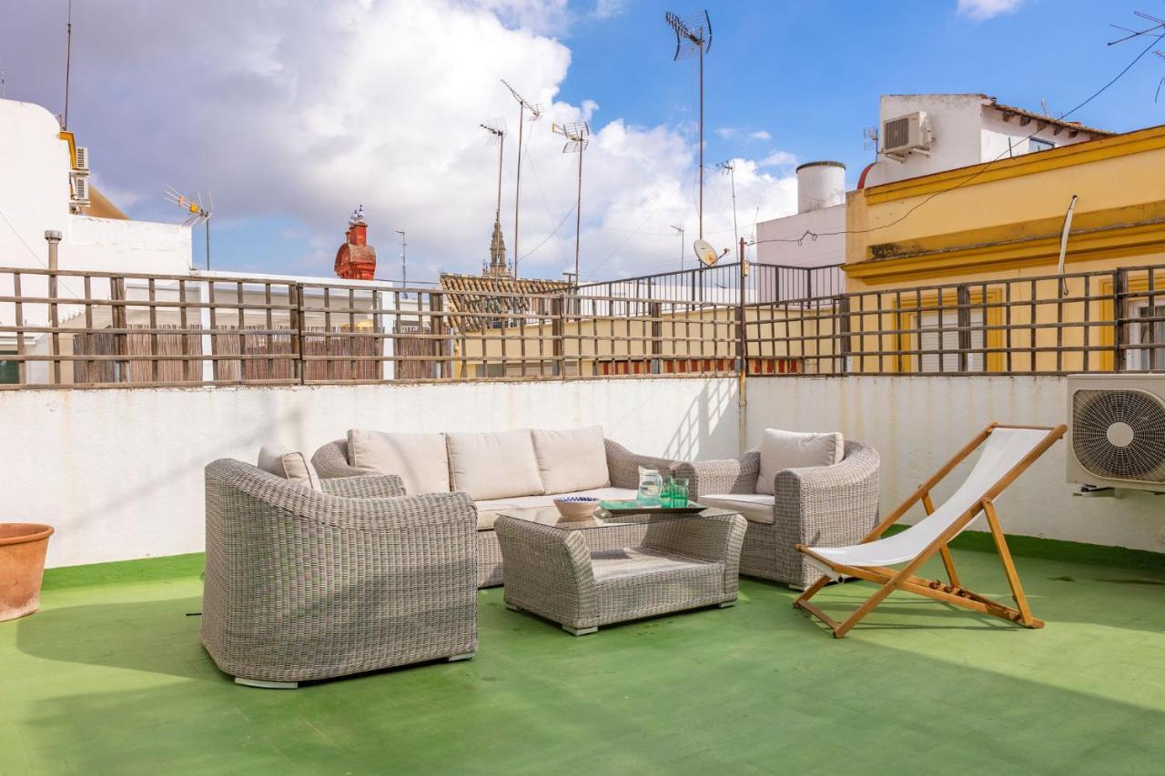 شقة Champion Duplex Terrace And Garage Old Town 6 Pax إشبيلية المظهر الخارجي الصورة